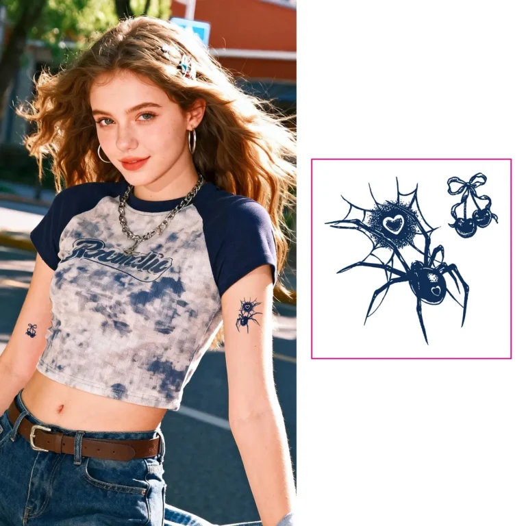 Wear Symbolic Gothic Herbal Temporary Tattoos