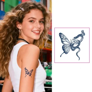 Wear Transformation with Long Lasting Temporary Tattoos