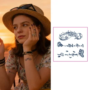 Embody Bohemian Spirit with Long Lasting Temporary Tattoos