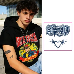 Master the Gothic Look with Realistic Fake Tattoos