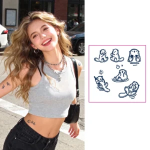 Rock Adorable Animal Fake Tattoos