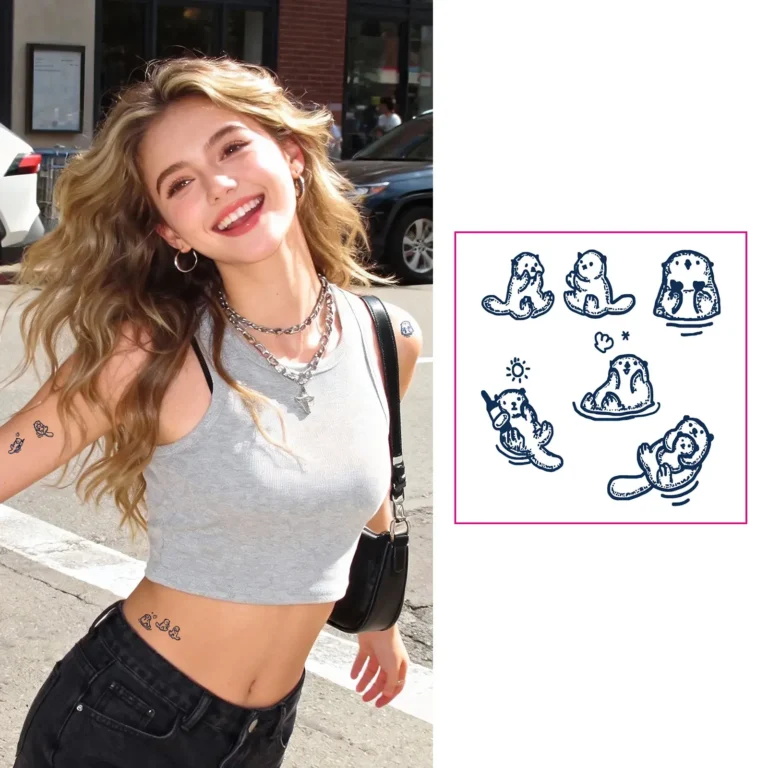 Rock Adorable Animal Fake Tattoos
