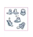 Rock Adorable Animal Fake Tattoos