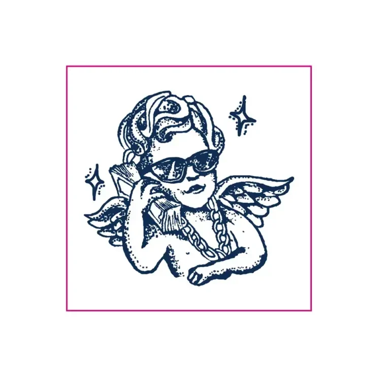 Semi Permanent Tattoo | Streetwear Cool Angel Design – Urban & Lasts 7-14 Days