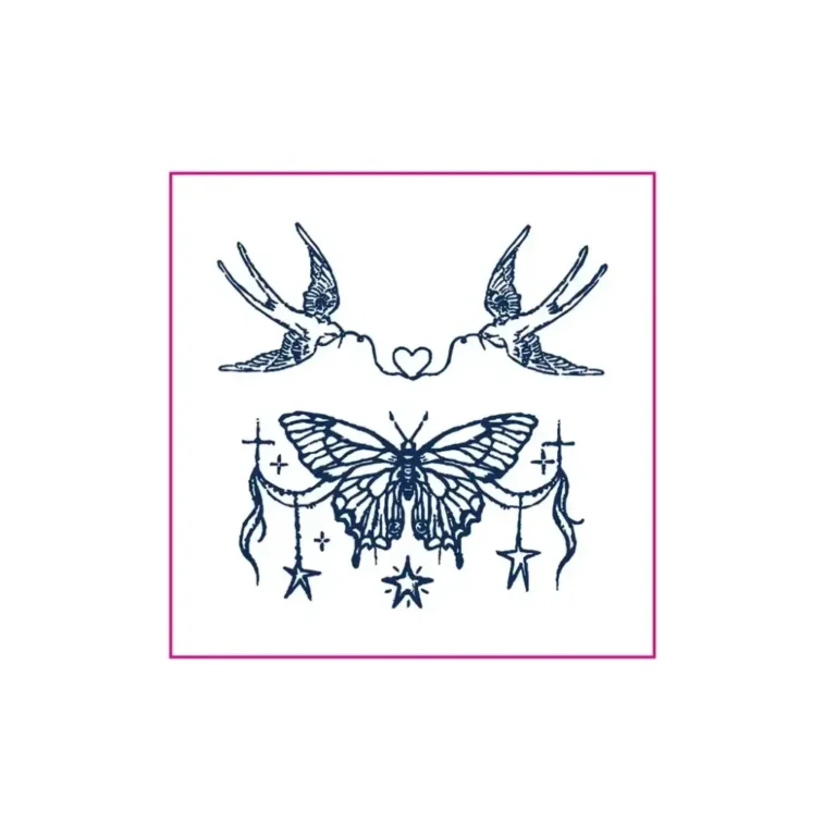 Carry Sweet Symbols with Long Lasting Temporary Tattoos