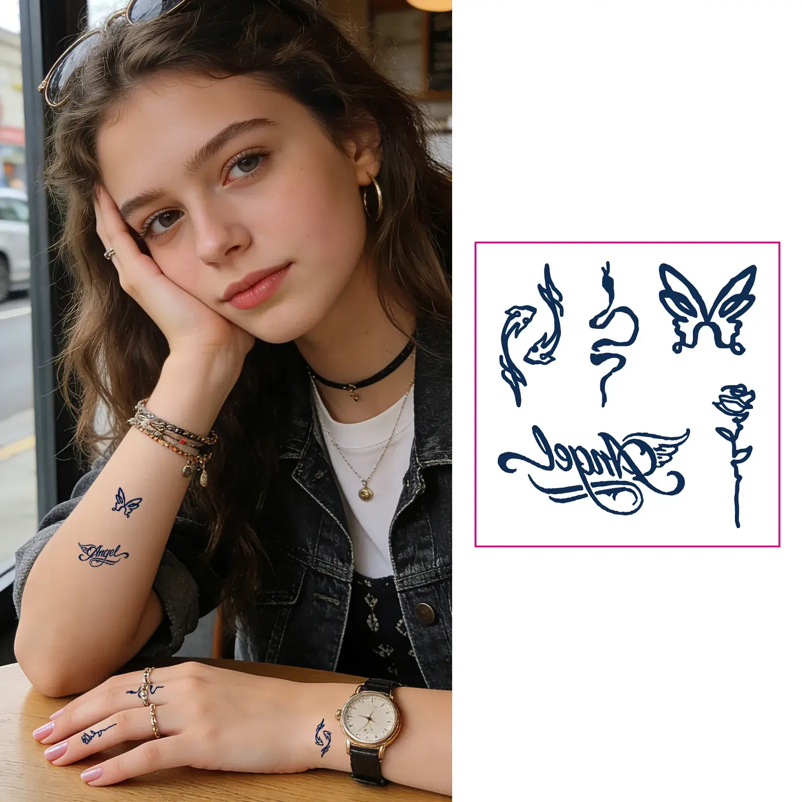 Embrace Subtle Elegance with Delicate Fake Tattoos