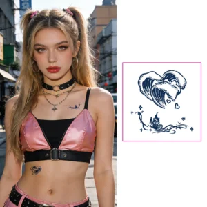 Claim Edgy Symbolism with the Best Temporary Tattoos