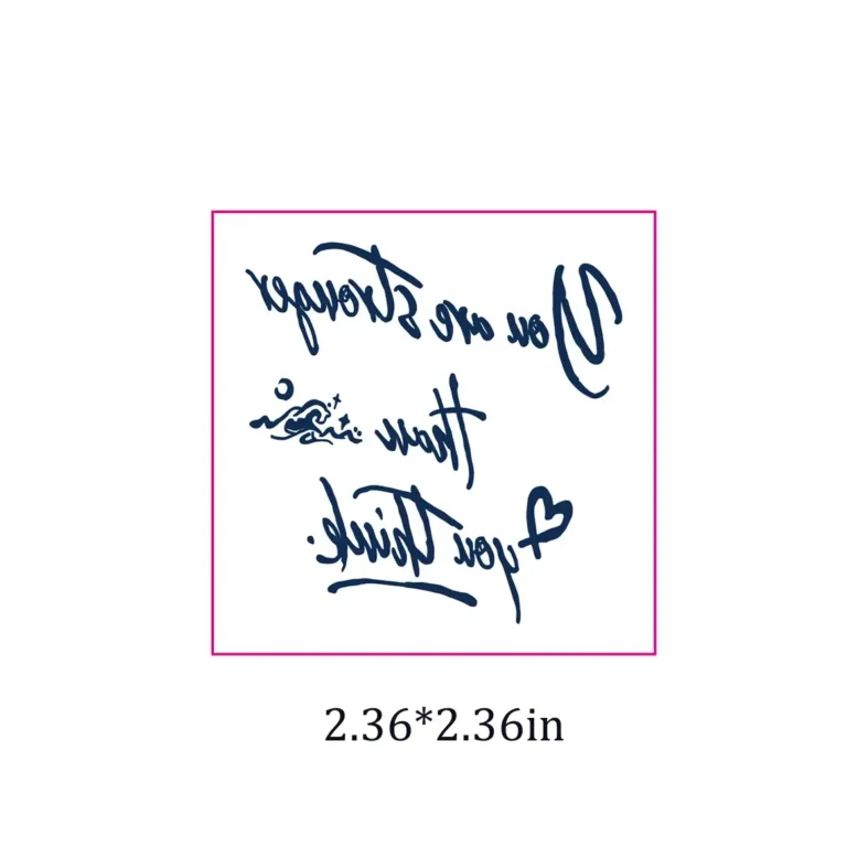 Engage with Clever, Motivational Best Temporary Tattoos