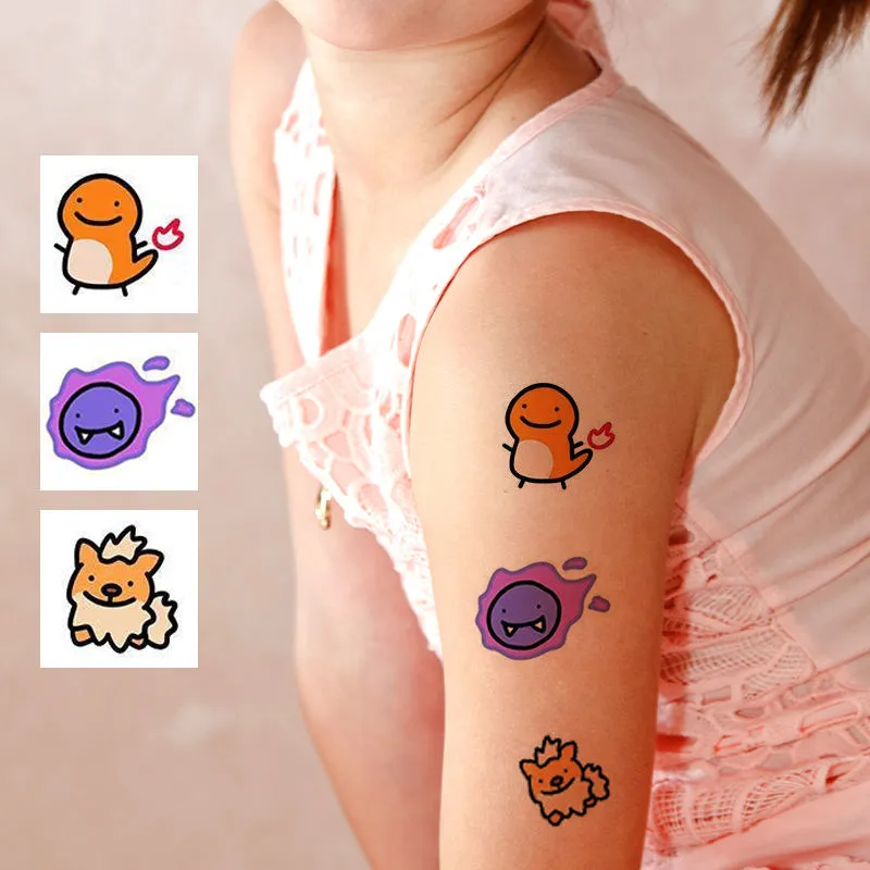 Catch Fun with Adorable Children's Tattoo Stickers