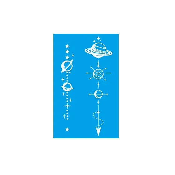 Chart Your Cosmic Journey with This Body Tattoo Sticker
