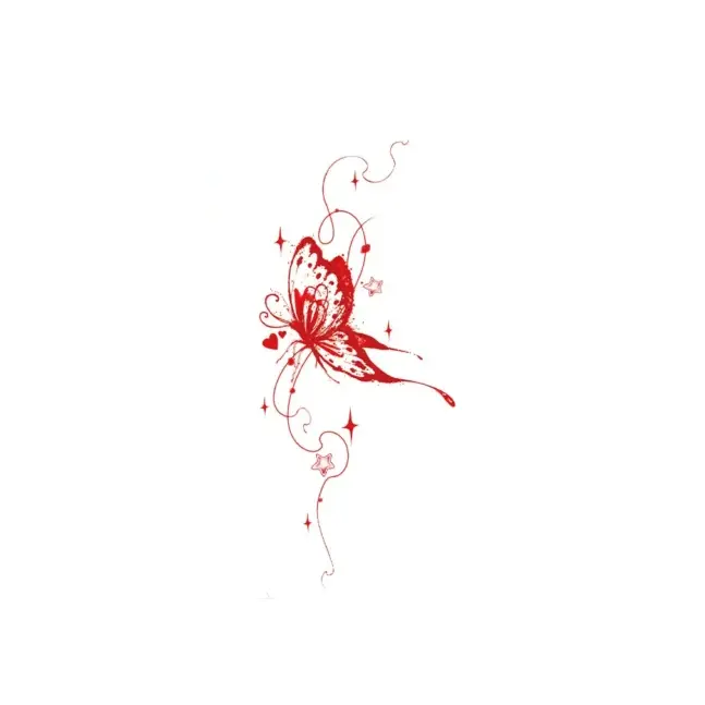 Add a Touch of Magic with This Feminine Body Art Decal