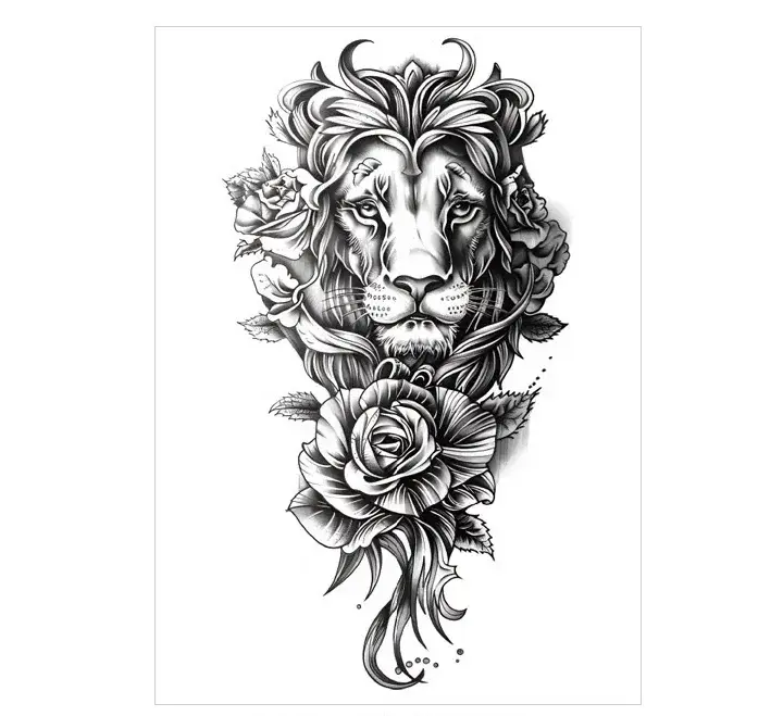 Embrace Flowing Elegance with These Non Permanent Tattoos