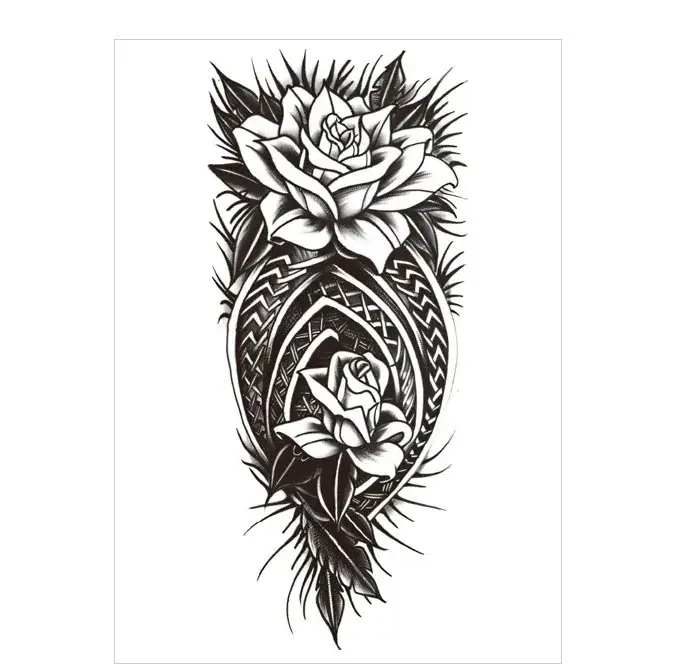 Fuse Tradition and Romance with This Tribal Stickers Tattoo Style