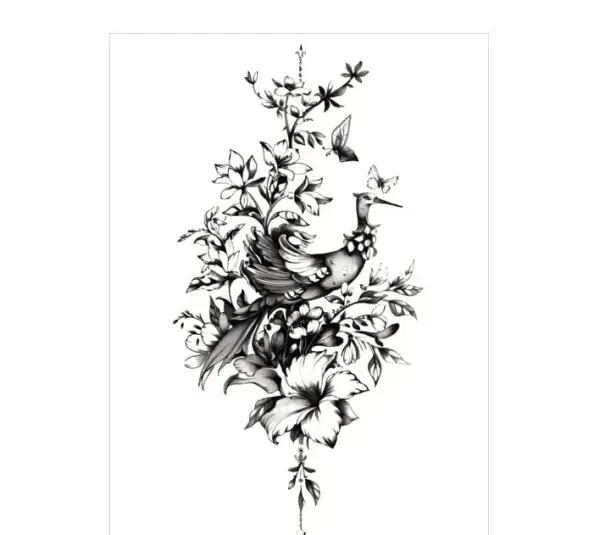 Rise from the Ashes with Striking Temporary Arm Sleeve Tattoos