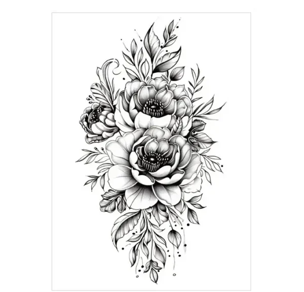 Embrace Flowing Elegance with These Non Permanent Tattoos
