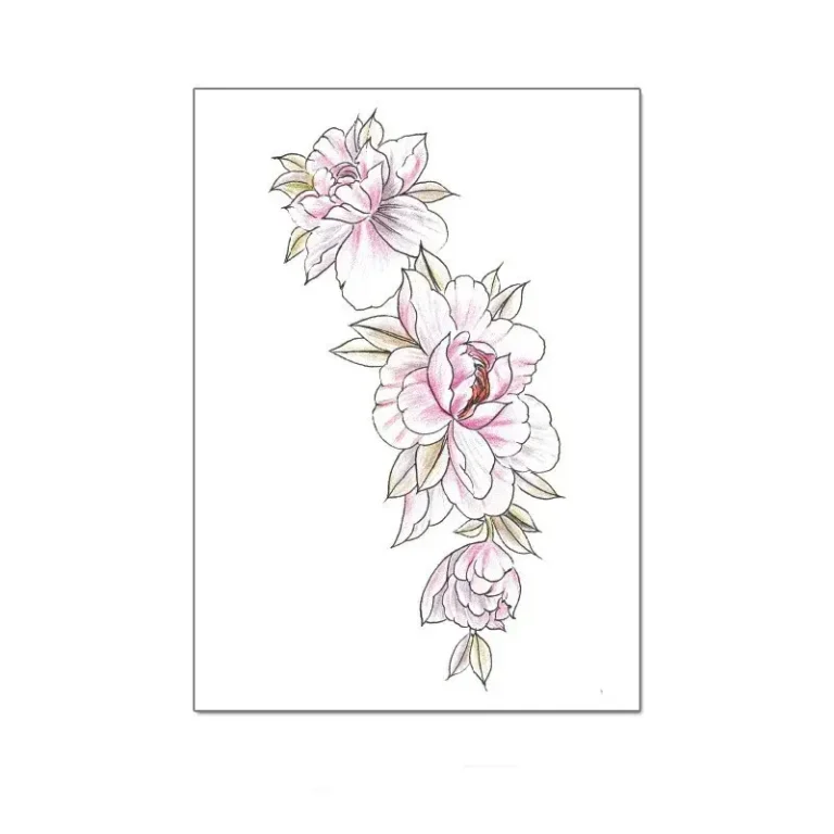 Surround Yourself in Blooms with This Feminine Tattoo Sticker