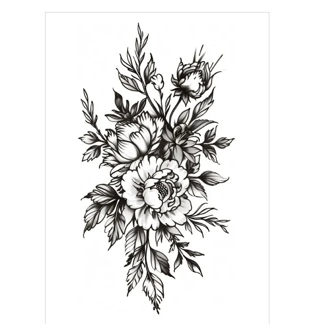 Witness Nature's Beauty Unfold with Realistic Temporary Tattoos