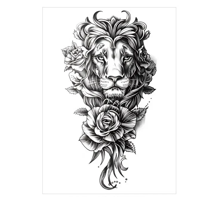 Embrace Flowing Elegance with These Non Permanent Tattoos