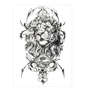 Adorn Yourself with Cascading Elegance in Non Permanent Tattoos