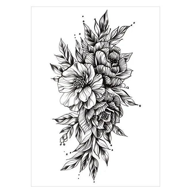 Celebrate Timeless Peony Beauty with Non Permanent Tattoos