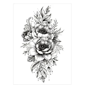 Embrace Flowing Elegance with These Non Permanent Tattoos