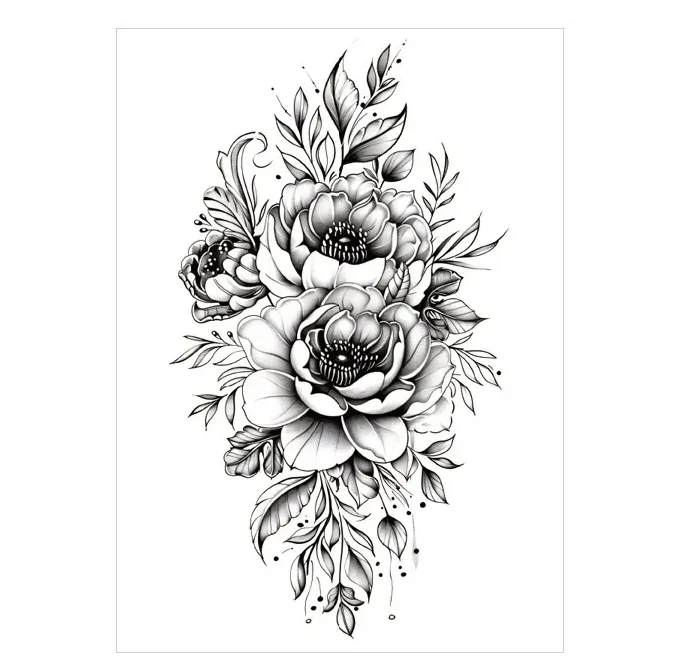 Embrace Flowing Elegance with These Non Permanent Tattoos