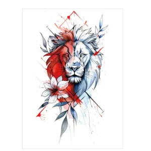 Command Attention with This Striking Stickers Tattoo Style