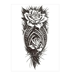 Fuse Tradition and Romance with This Tribal Stickers Tattoo Style