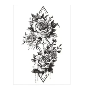 Celebrate Eternal Beauty with This Diamond Stickers Tattoo Style