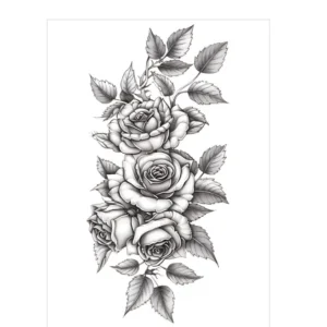 Create a Romantic Garden with Temporary Arm Sleeve Tattoos