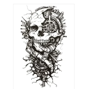 Build Industrial Dreams with These Temporary Arm Sleeve Tattoos