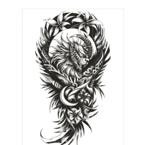 Embrace Dark Fantasy with These Temporary Arm Sleeve Tattoos