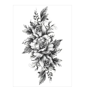 Surround Yourself with Timeless Roses Using These Realistic Tattoo Stickers