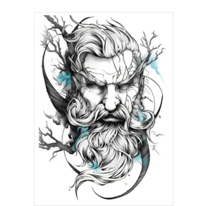 Honor Ancient Wisdom with This Nature Spirit Elder Arm Tattoo