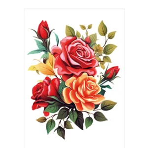 Surround Yourself with Vibrant Blooms Using This Rub On Tattoo