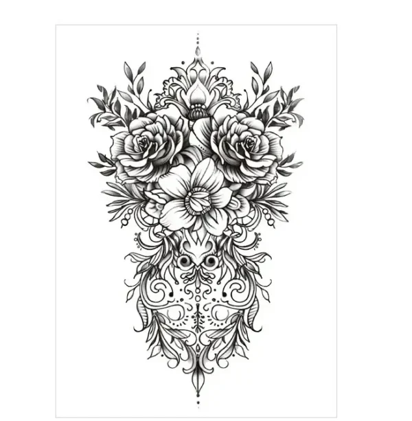 Unite Romance and Sacred Geometry with Non Permanent Tattoos