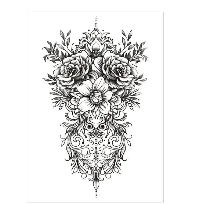 Unite Romance and Sacred Geometry with Non Permanent Tattoos