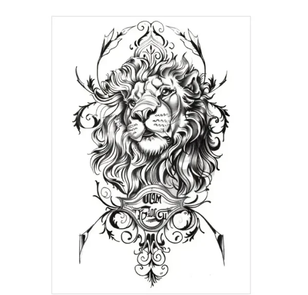 Adorn Yourself with Cascading Elegance in Non Permanent Tattoos
