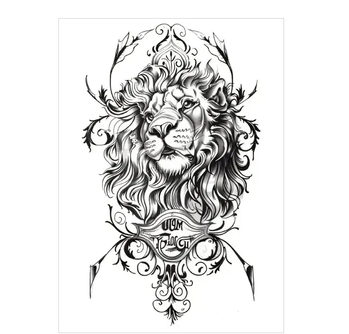 Adorn Yourself with Cascading Elegance in Non Permanent Tattoos