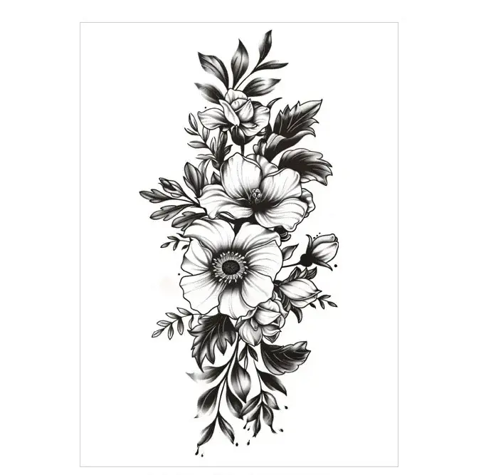 Embrace Simple Joy with Cheerful Realistic Temporary Tattoos