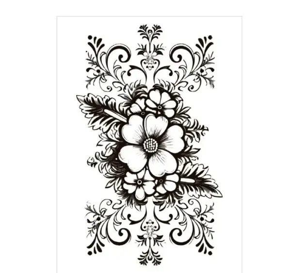 Find your center with an ornate floral mandala arm tattoo. Safe, intricate, waterproof for 3 days. Free shipping $38+.