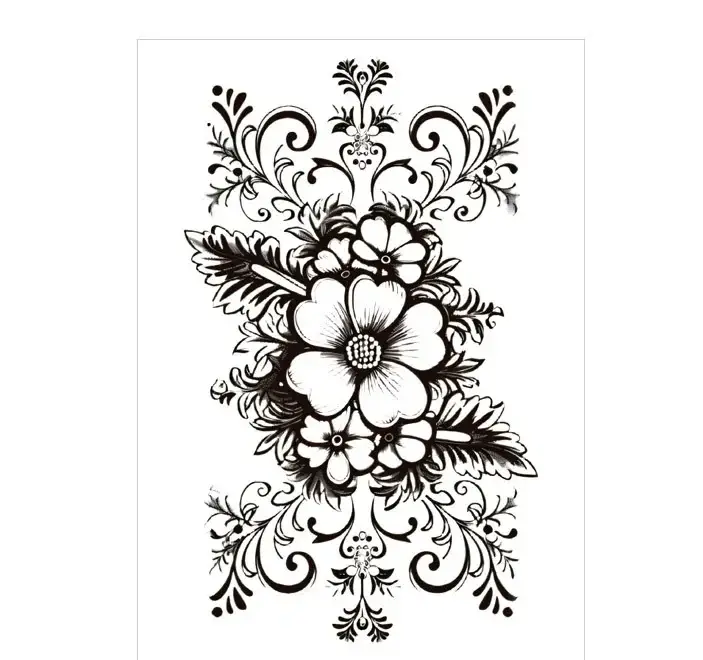 Find your center with an ornate floral mandala arm tattoo. Safe, intricate, waterproof for 3 days. Free shipping $38+.