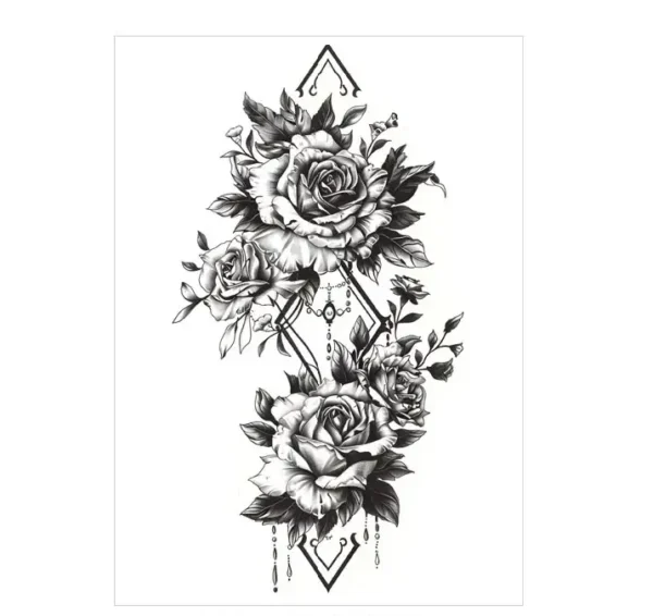 Celebrate Eternal Beauty with This Diamond Stickers Tattoo Style