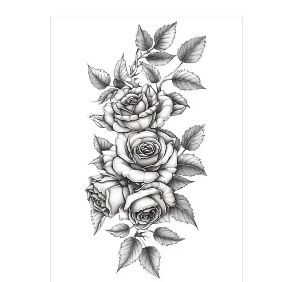 Create a Romantic Garden with Temporary Arm Sleeve Tattoos