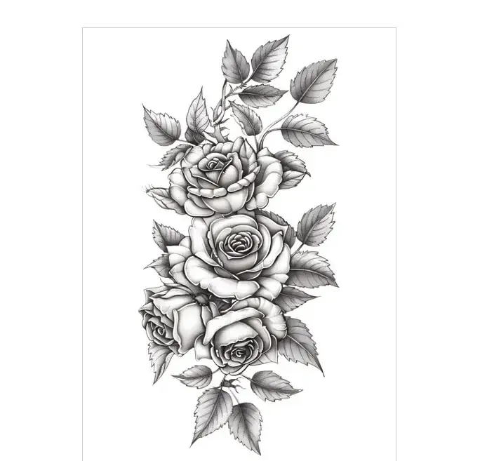Create a Romantic Garden with Temporary Arm Sleeve Tattoos