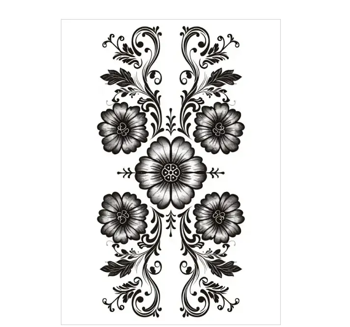 Find your center with an ornate floral mandala realistic tattoo. Safe, intricate, waterproof for 3 days. Free shipping $38+.