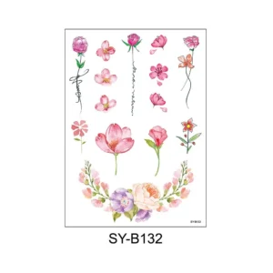 Embrace Dreamy Romance with This Watercolor Floral Tattoo