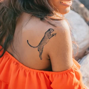 Capture the Speed of the Wild with This Long Lasting Temporary Tattoo