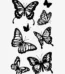 Minimalist Butterfly Temporary Tattoo–Safe Free Shipping $38