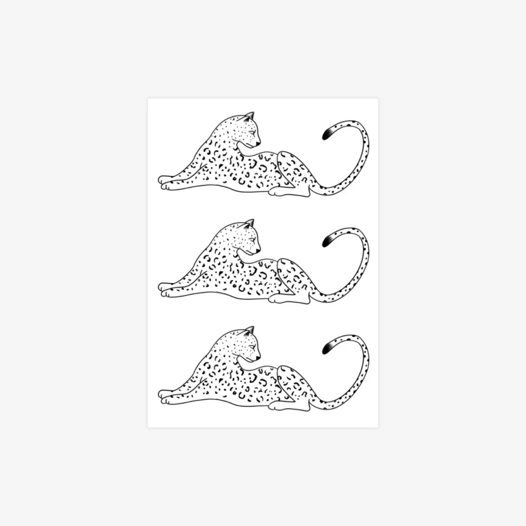 Embrace the Stillness of the Savanna with This Long Lasting Temporary Tattoo